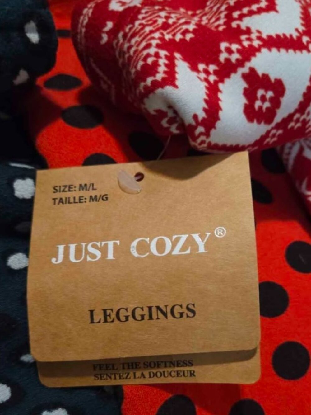 5 Just Cozy Warm Leggings - Size M/L